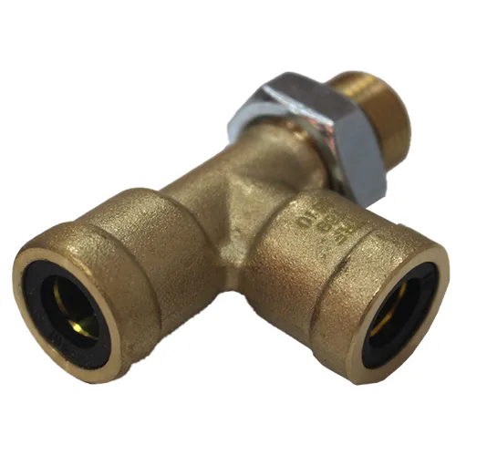 Соединитель Ⱶ -обр. M22x1.5-D10x1-D10x1 TRF латунь C-тип (в уп. 10шт) возьми (TRF003-10)