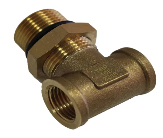 Соединитель Т-обр. M12x1.5-F16x1.5-F16x1.5 TRF латунь (в уп. 10шт)