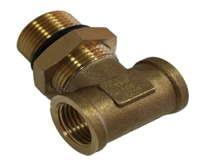 Соединитель Т-обр. M12x1.5-F16x1.5-F16x1.5 TRF латунь (в уп. 10шт)